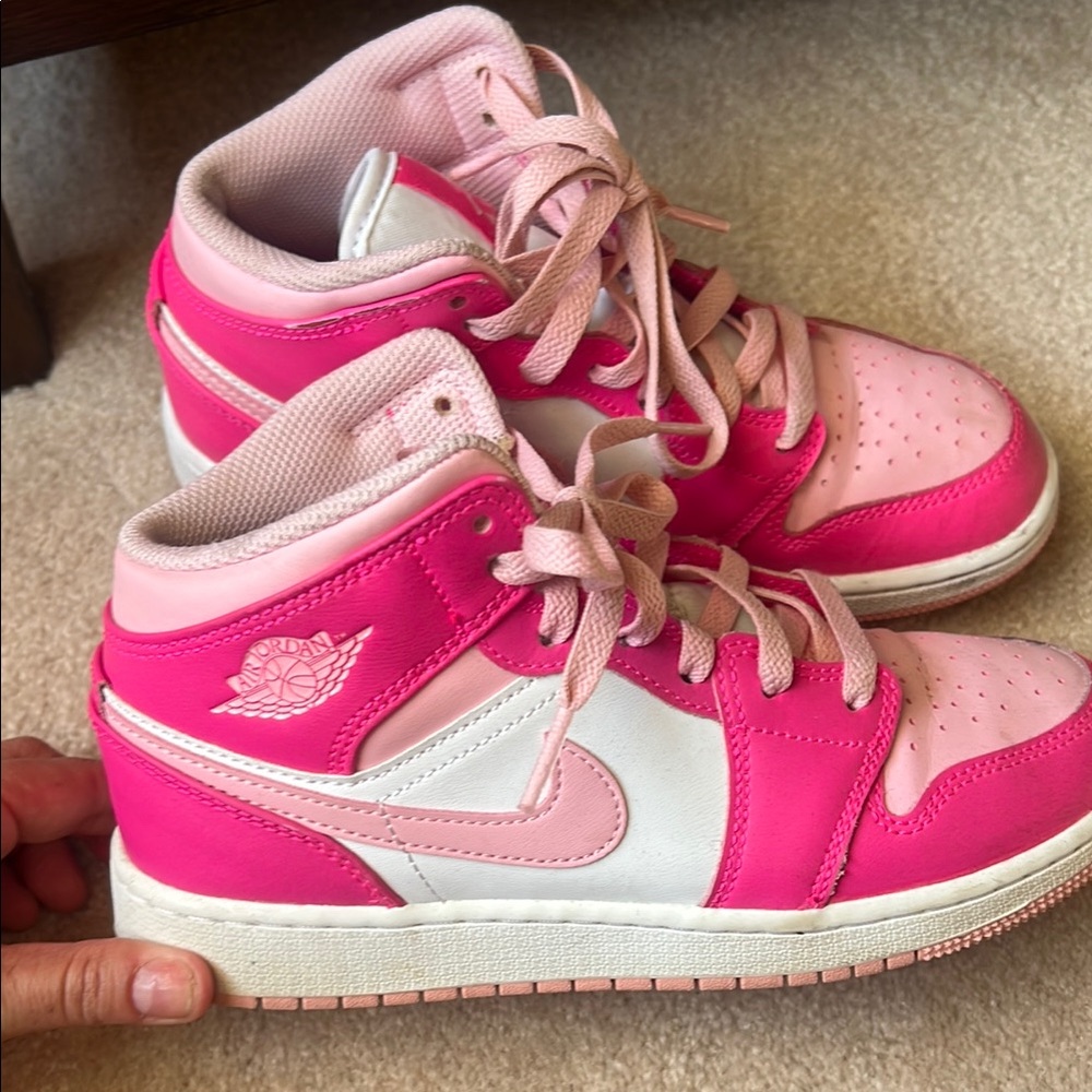 Nike Girl’s Barbie Pink and White Sneakers